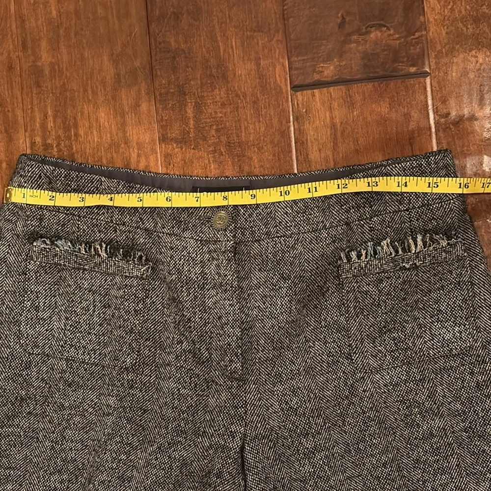Chanel tweed silk alpaca wool pants
